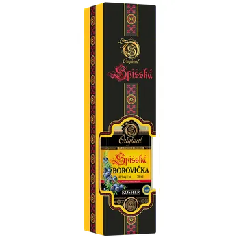 Pálenka Spišská Borovička 40% obj. 0,7l Dárkové balení: v dárkové krabičce