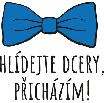 Kojenecký body Dětské body Hlídejte dcery, Barva Bílá, Velikost 56 / 0-3m, Canvas Dětské body Bezvatriko.cz 0484 - DTF/DTG