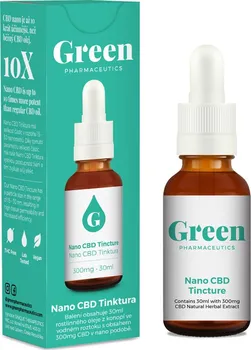 CBD Green Pharmaceutics Nano CBD tinktura 300 mg 30 ml