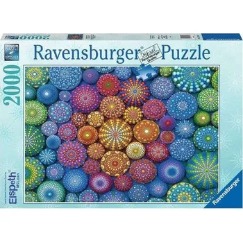 Puzzle Ravensburger Duhové mandaly 2000 dílků
