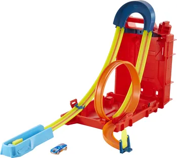 autodráha Mattel Hot Wheels Track Builder Kanystr kaskadérských kousků