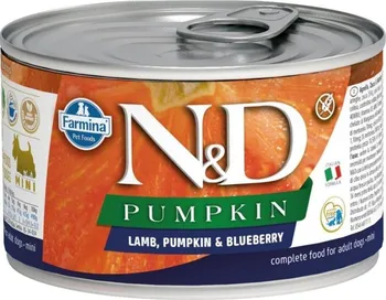 Krmivo pro psa N&D Dog Pumpkin Adult Mini Lamb/Blueberry 140 g