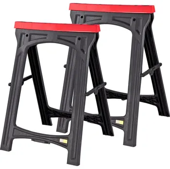 Koza na řezání dřeva DEMA Plastové pracovní podpěry skládací DKB150, 2-dílná sada