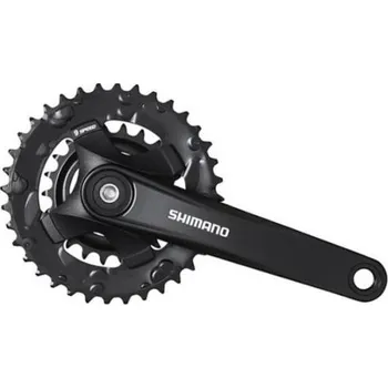Klika na kolo SHIMANO kliky FC-MT101-B2, 2x9s, 36-22z, černé