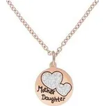 Doria Řetízek s přívěskem MOTHER & DAUGHTER rose gold