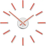 Designové nalepovací hodiny Future Time FT9400RD Modular red 40cm