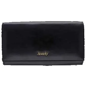 Peněženka Dámská kožená peněženka černá ROVICKY U550