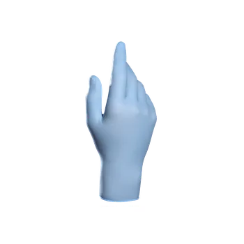 Pracovní rukavice MAPA Professionnel Nitrilové rukavice Mapa Solo 967 Barva: Modrá, Velikost rukavic: 7