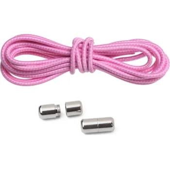 Tkaničky do bot Elastické tkaničky do bot, jeden pár - Růžovo bílé