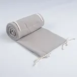 Tulimese Mantinel do postýlky béžový mušelínový UMÍSTĚNÍ MANTINELU: MANTINEL KOLEM CELÉHO OBVODU POSTÝLKY, VOLBA ROZMĚRU POSTÝLKY: MANTINEL PRO POSTÝLKU 120 X 60 CM