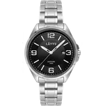 Pánské hodinky se safírovým sklem LAVVU HERNING Black LWM0092