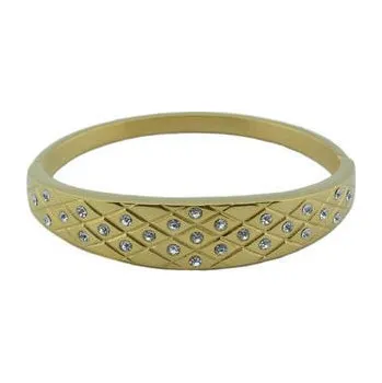 Náramek Doria Náramek zlatý z oceli se zirkony STELLA