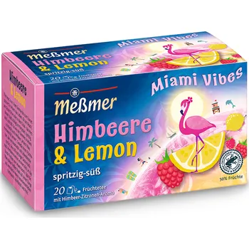MESSMER OVOCNÝ ČAJ MIAMI MALINY A CITRÓN 50g NĚMECKO!