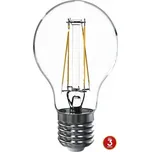 TESLA - LED BL276527-3, žárovka CRYSTAL RETRO BULB E27, 6,5W, 230V, 835lm, 25 000h, 2700K teplá