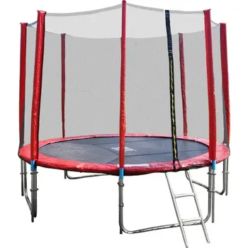 Trampolína GoodJump 4UPVC červená 305 cm s ochrannou sítí + žebřík + krycí plachta