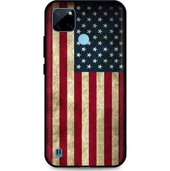 Pouzdro na mobilní telefon Kryt Realme C25Y 3D silikon Amerika (obal neboli pouzdro na Realme C25Y)