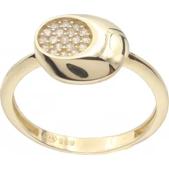 Prsten Zlatý prsten KMR843, vel. 53, 2.4 g