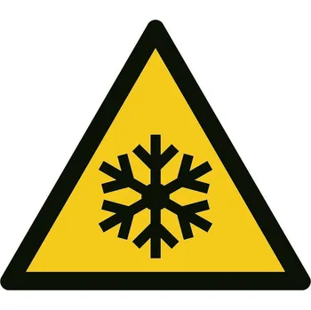 samolepka Podlahová značka – Nízká teplota, 40 cm, PE