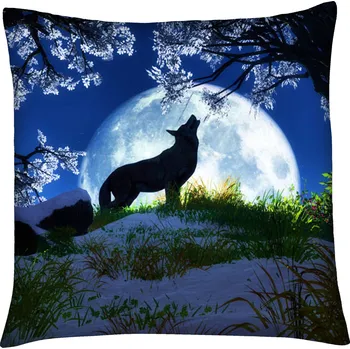 Polštář Polštář s vlkem 05 Mybesthome 40x40 cm Varianta: Povlak na polštář, 40x40 cm