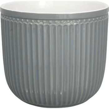 Květináč Šedý keramický květináč Green Gate Alice, ø 14 cm ID_1417161
