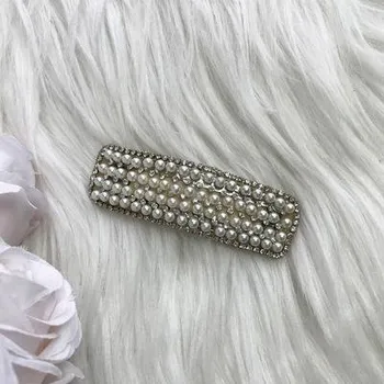 Spona do vlasů velká s perličkami SP67