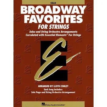 Essential Elements Broadway Favorites for Strings - noty pro violoncello 1001655