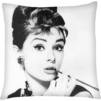 Polštář Polštář Audrey Hepburn 01 Mybesthome 40x40 cm Varianta: Povlak na polštář, 40x40 cm