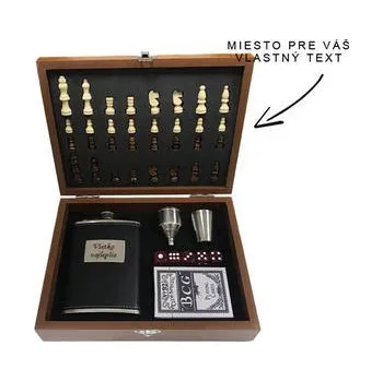 Náhrdelník Doria Sada společenská - šachy s placatku s pohárky