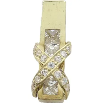 Přívěsek Zlatý přívěsek se zirkony 8132