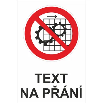 Neodstraňujte kryt - Váš text samolepící PVC fólie 200 x 150 mm