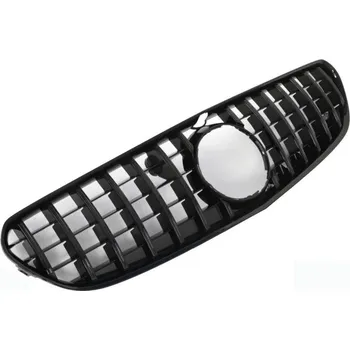 Autodíl PROTEC Přední maska Mercedes C217 2014-2017 PANAMERICANA černá lesklá