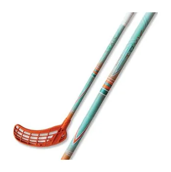 Florbalová hůl Eurostick Azid IFF Florbalová hokejka zelená / bílá, Levá (levá ruka dole), 87cm (=97cm)