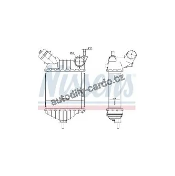Chladič motoru Chladič turba NISSENS 96704