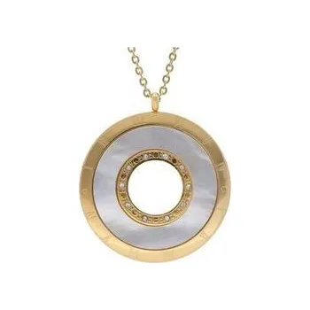 Řetízek Doria Řetízek z oceli s přívěskem zlatá I151