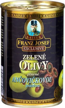 oliva Franz Josef Kaiser Olivy zelené plněné ančovičkovou pastou 300 g