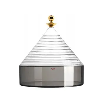 Váza Trullo čirá/kouřová