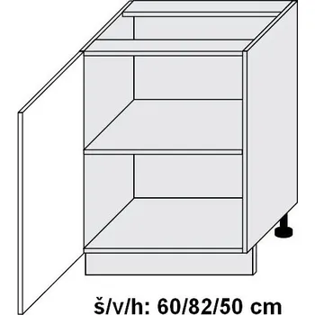 Kuchyňská skříňka Dolní skříňka MALMO ARES PEMBROKE 60 cm