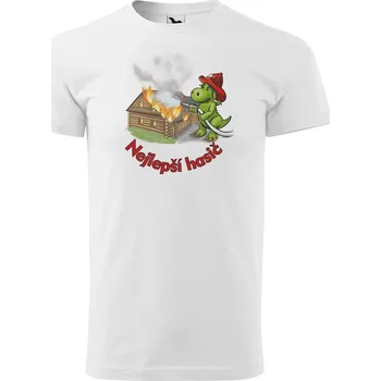 Tričko Nejlepší hasič – Soptík (pánské) (Velikost: L)
