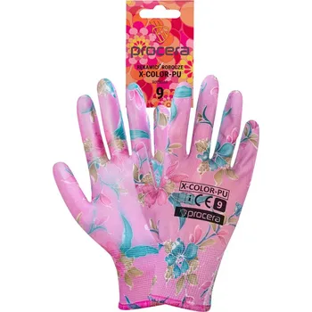 Pracovní rukavice PROCERA X COLOUR "zahradnické" rukavice Velikost: vel. 9 6666_VEL4