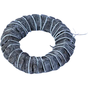 Věnec šedá kůra vypletany 40 cm