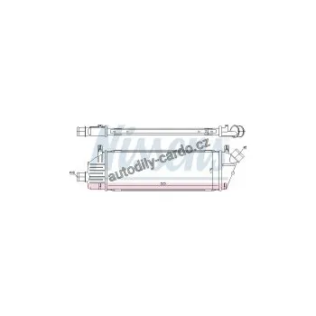Chladič motoru Nissens 96578 Chladič stlačeného vzduchu (Intercooler)