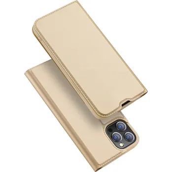 Pouzdro na mobilní telefon Dux Ducis pouzdro Skin Pro Bookcase Apple iPhone 13 PRO (6,1") gold / zlaté