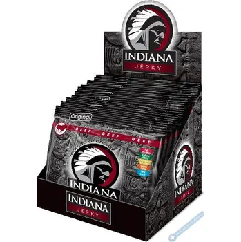 Sušené maso INDIANA Jerky hovězí Original 600g - display