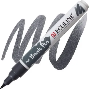 ROYAL TALENS Akvarelový ECOLINE Brush Pen, 706 deep grey