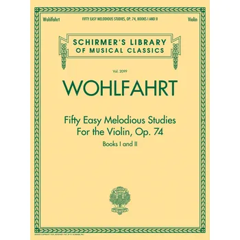 Fifty Easy Melodious Studies for the Violin Op. 74 - Schirmer's Library of Musical Classics Vol. 2099 - pro klavr 1052308