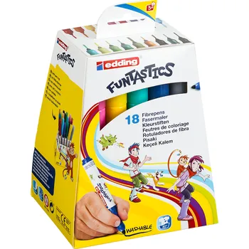 Sada EDDING FUNTASTICS na papír, 18ks pro menší děti
