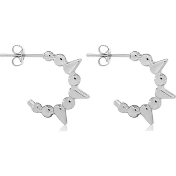 Náušnice Troli Výrazné kruhové náušnice z oceli VAAXF373S + 2 měsíce na vrácení zboží