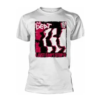 Pánské tričko Merch The Beat: Tričko I Just Can't Stop It (white) M 2018