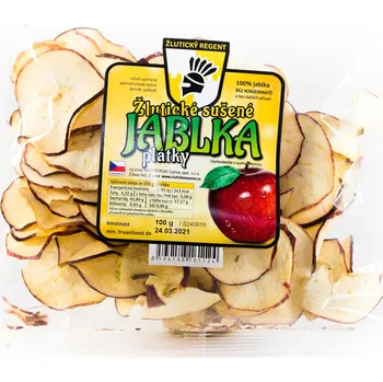 Sušené ovoce Recenze Žlutický regent Žlutické sušené jablka plátky 100 g