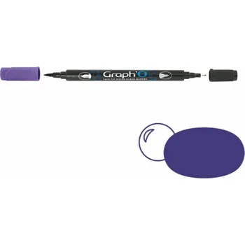 GRAPH'IT Akvarelová fixa GRAPH'O oboustranná Brush & Fine, Iris